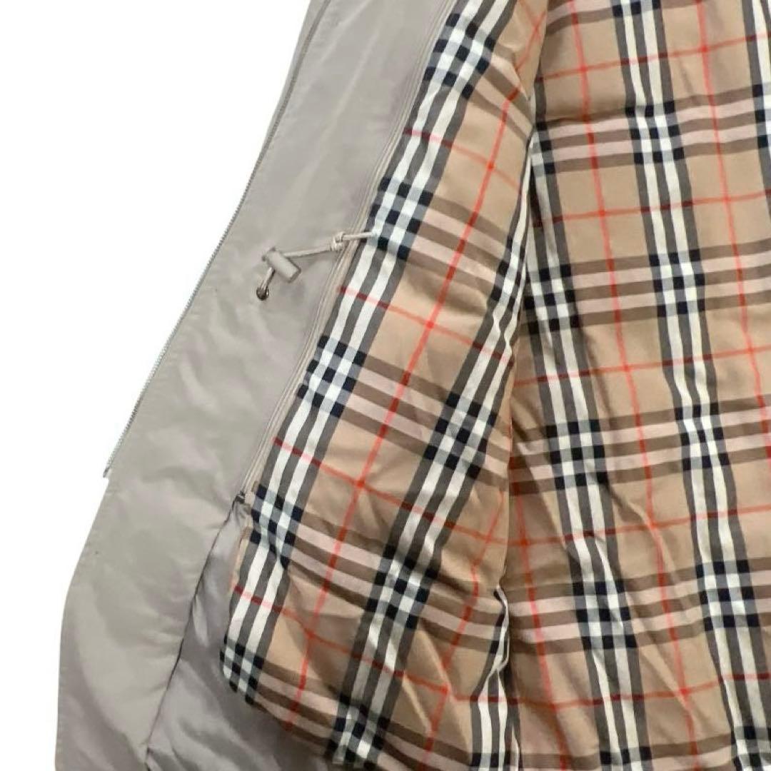 美品 バーバリーズ ダウンライナー ノバチェック ステンカラーコート ゆったり