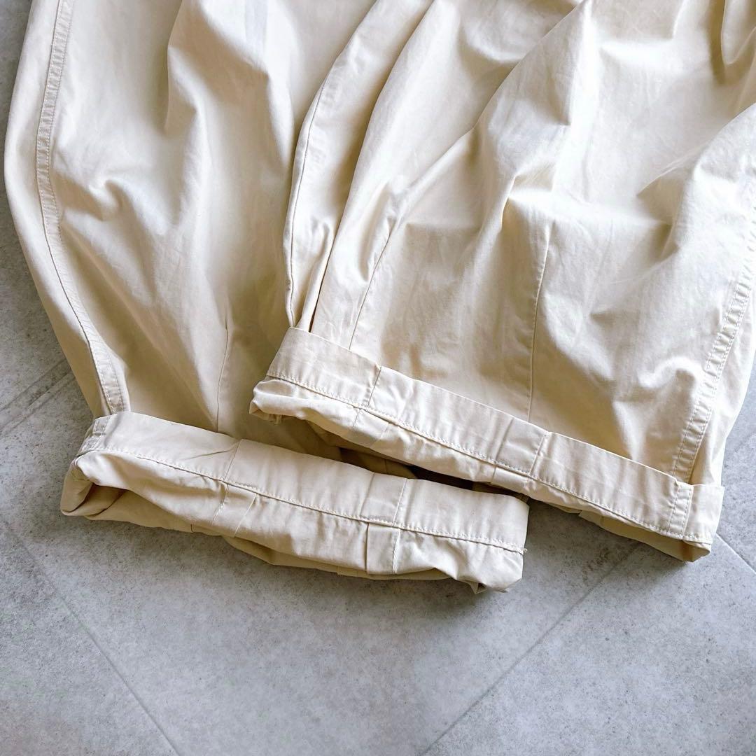 HARVESTY ハーベスティ 別注 クロップドサーカスパンツ アイボリー 2