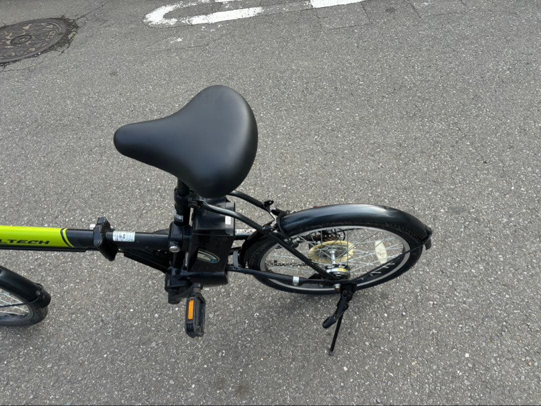 折りたたみ電動アシスト自転車　peltech