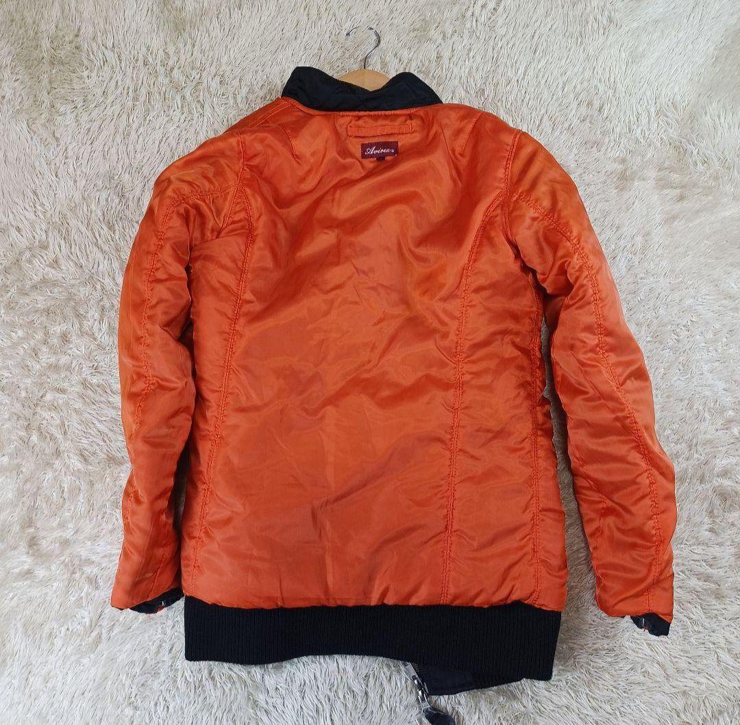 AVIREX アヴィレックス 牛革フード付き 2way フライトジャケット