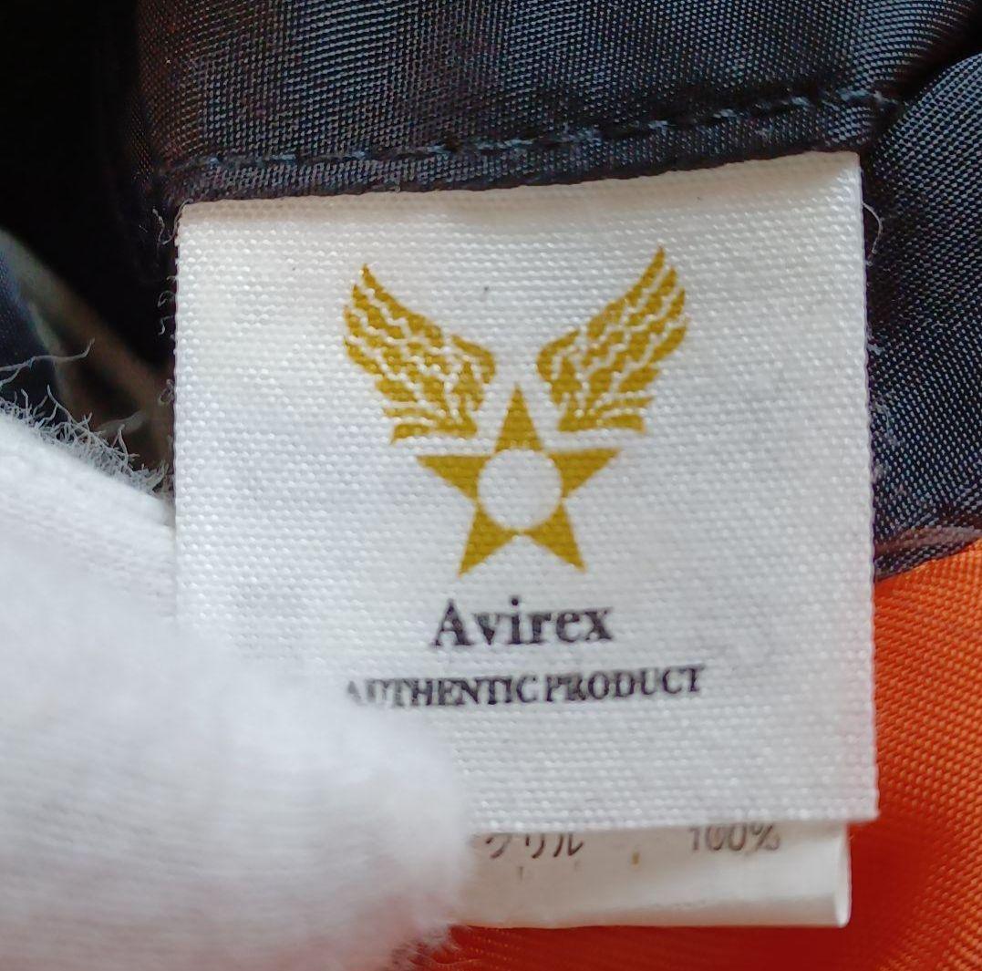 AVIREX アヴィレックス 牛革フード付き 2way フライトジャケット
