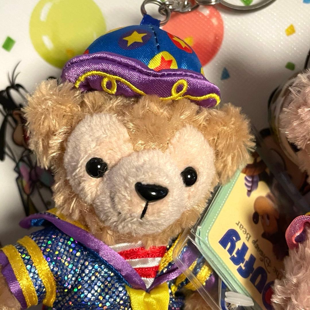 香港ディズニー☆10周年。ダッフィー♡シェリーメイฅ۶•ﻌ•キーホルダー