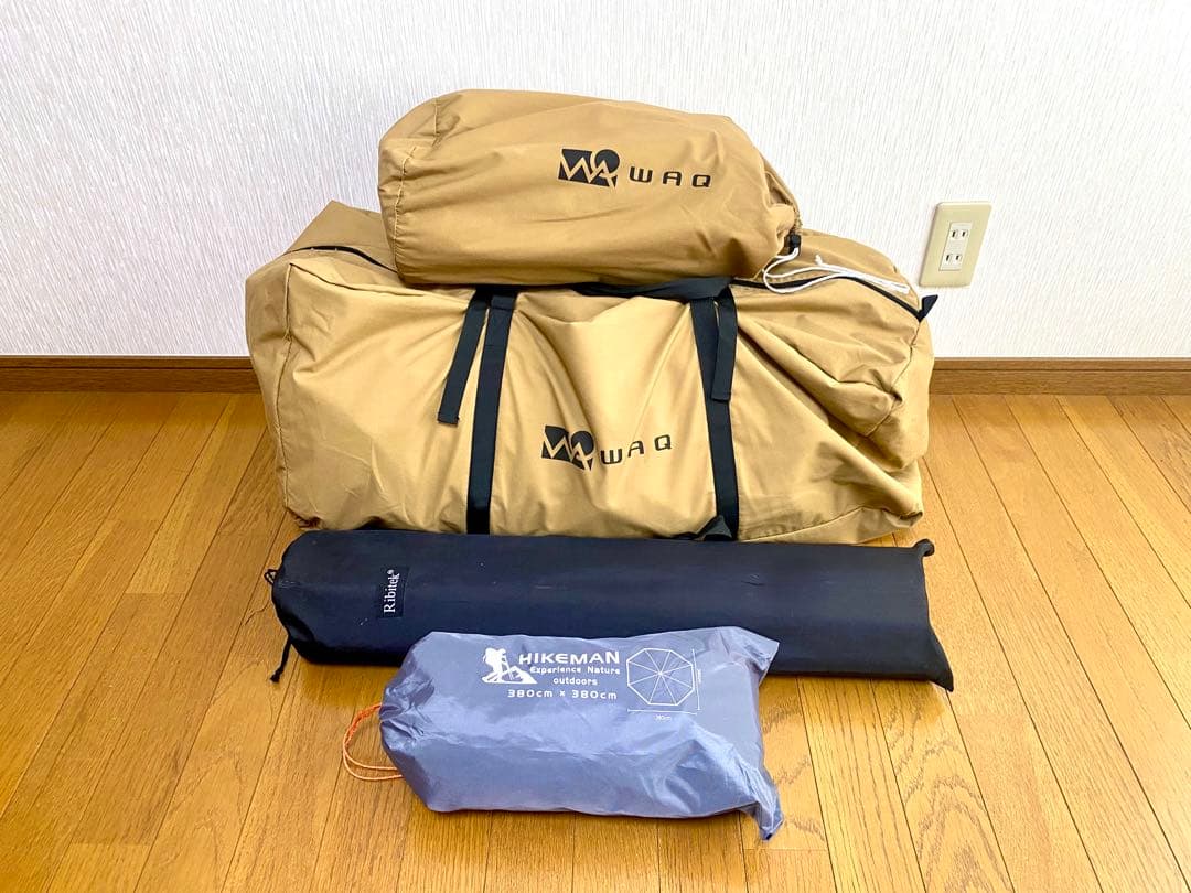 WAQ Alpha TC/FT フロントウォール　二股化パーツ　グランドシート付