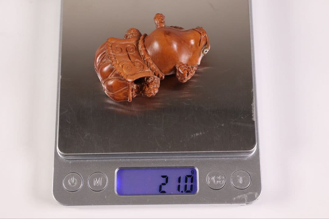 木製 提物 根付 玉石銘 蛙力士 横綱 相撲 彫刻 木彫【MA887】 - メルカリ