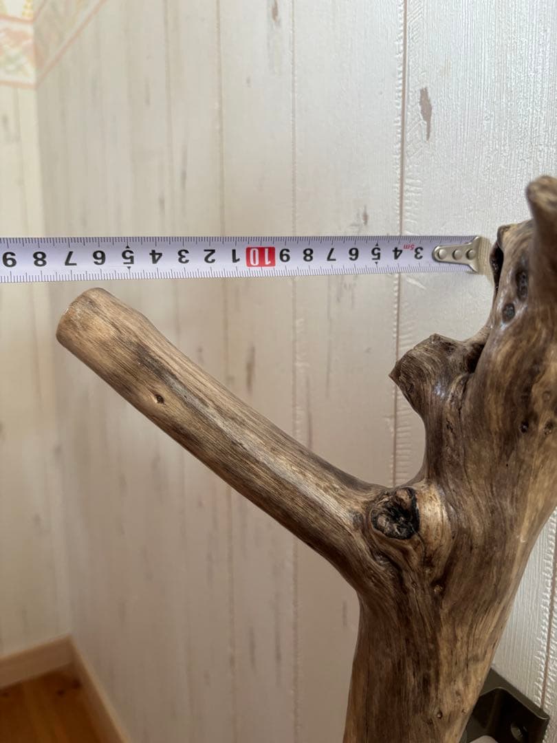 流木　ドアハンドル　ドアノブ　取手　長さ72cm　曲がり×枝×うろ　超希少