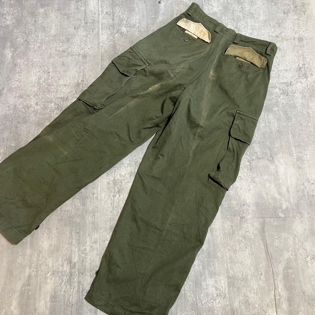 M-47 後期 M47 フランス軍 サイズ21 ヘリンボーン カーゴパンツ　希少
