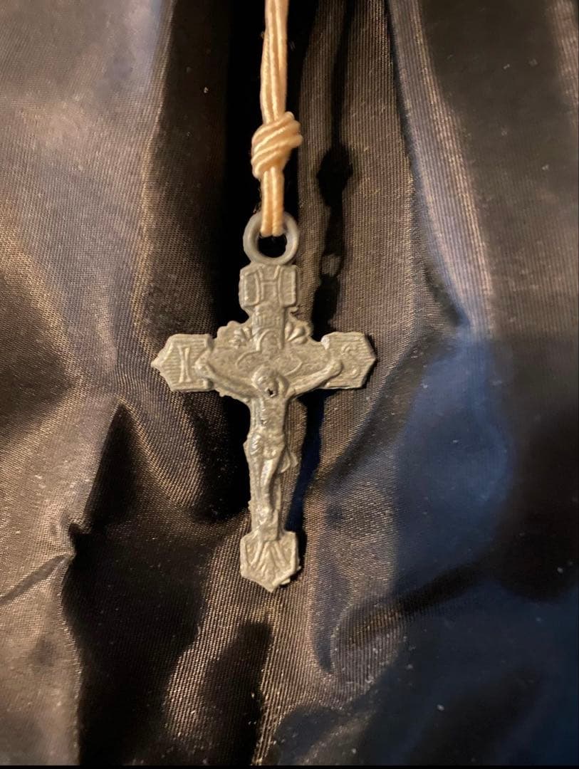 7月4日まで　希少　フランス　修道女　アンティーク　ドール　人形　スタンド付き