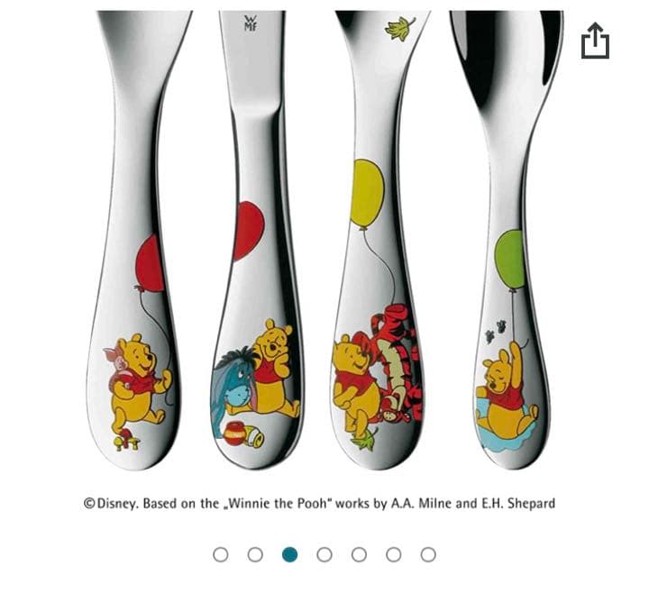 未使用】WMF カトラリーセット プーさん カトラリー キッズ くまのプー