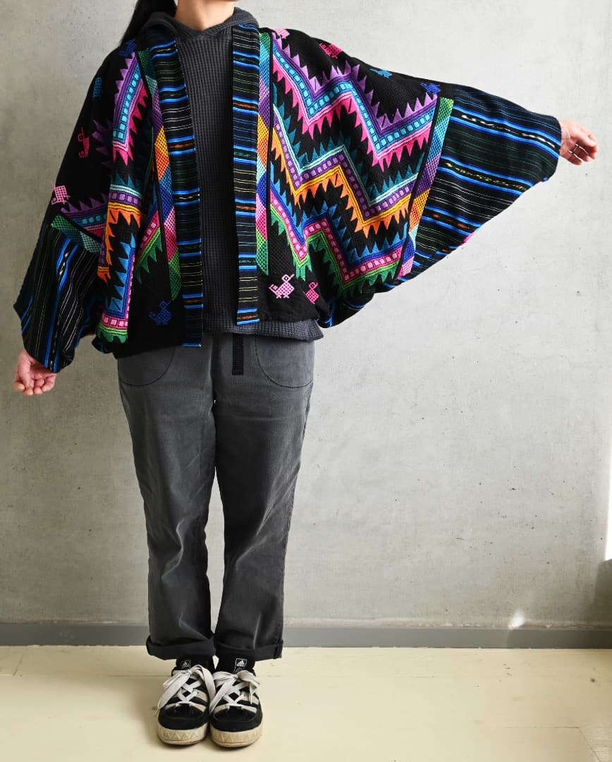 70s/BIG JAGUAR/バタフライスリーブ刺繍ジャケット/グアテマラ製