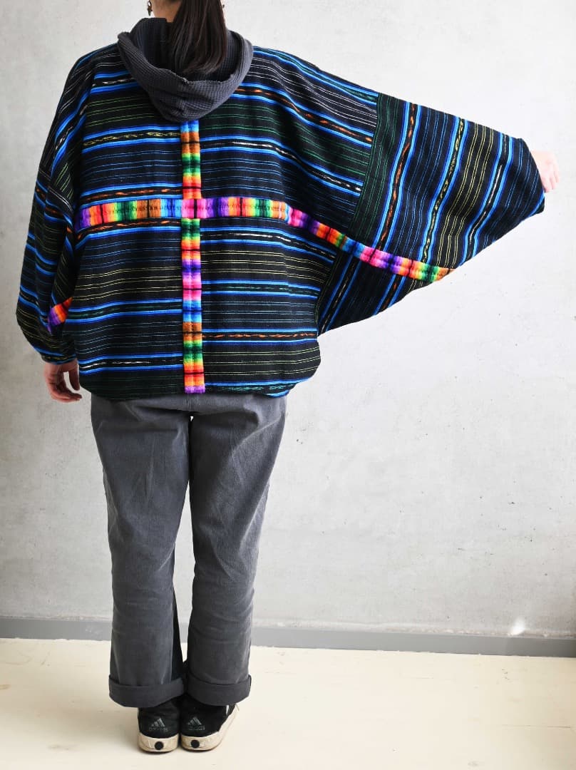 70s/BIG JAGUAR/バタフライスリーブ刺繍ジャケット/グアテマラ製