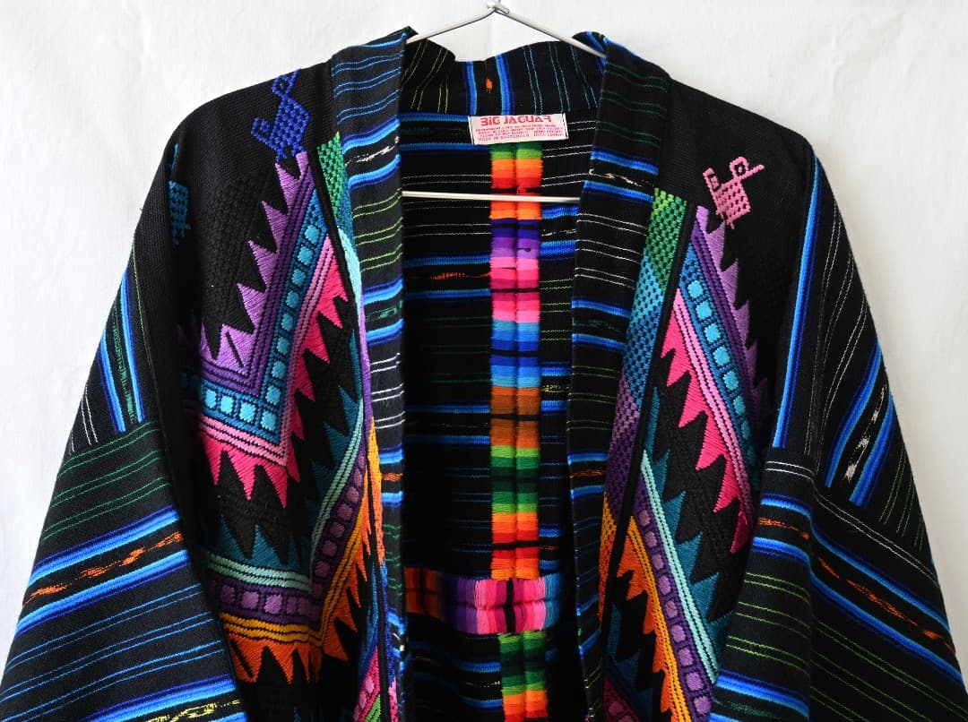 70s/BIG JAGUAR/バタフライスリーブ刺繍ジャケット/グアテマラ製