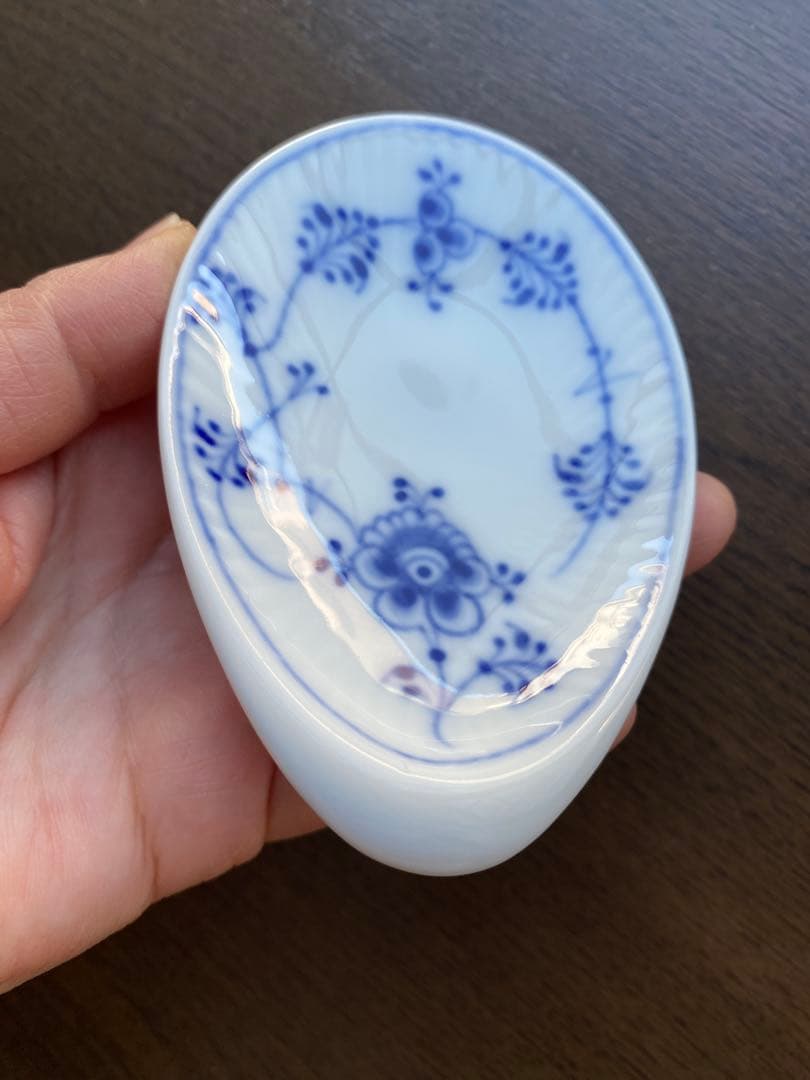 ロイヤルコペンハーゲンブルーフルーテッドプレインオイスタープレート