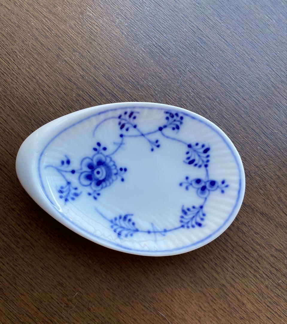 ロイヤルコペンハーゲンブルーフルーテッドプレインオイスタープレート
