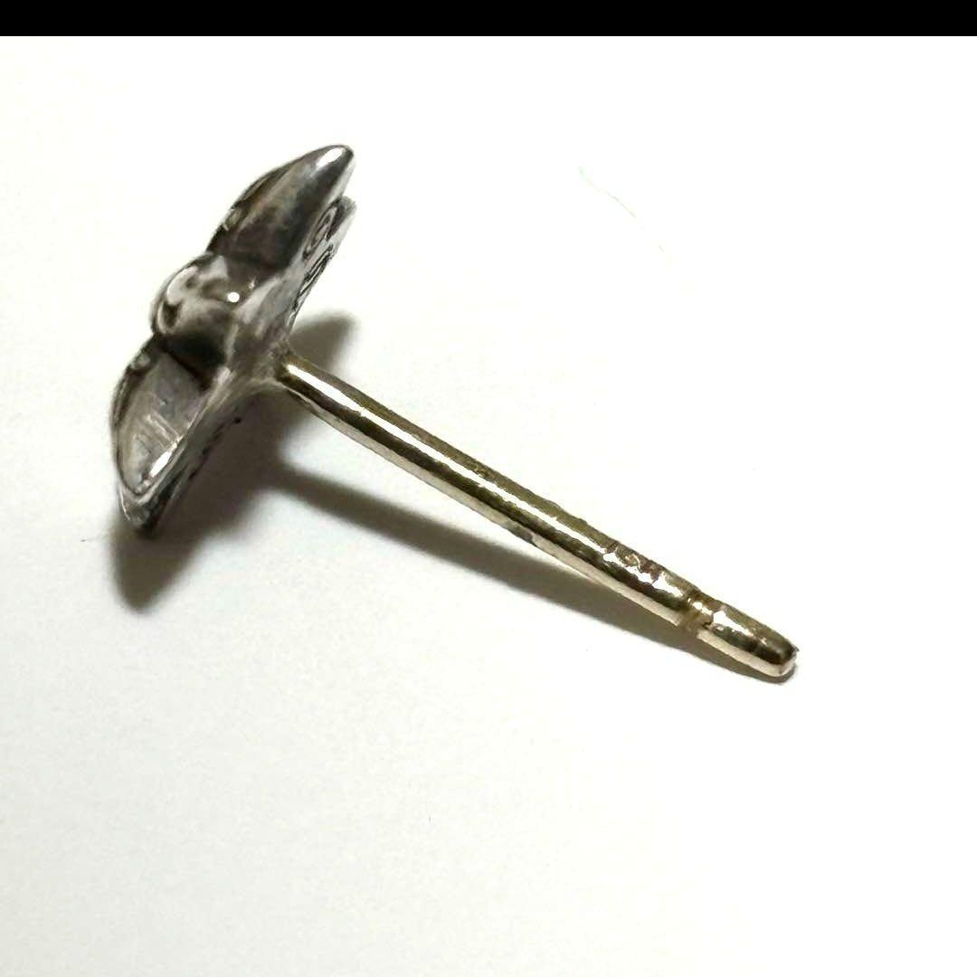 鑑定チャーム付き クロムハーツ スタースタッドピアス