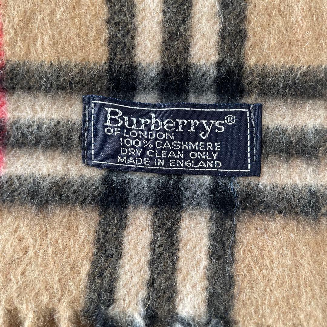 Burberrysバーバリー　マフラー　カシミア100% 男女　ノバチェック