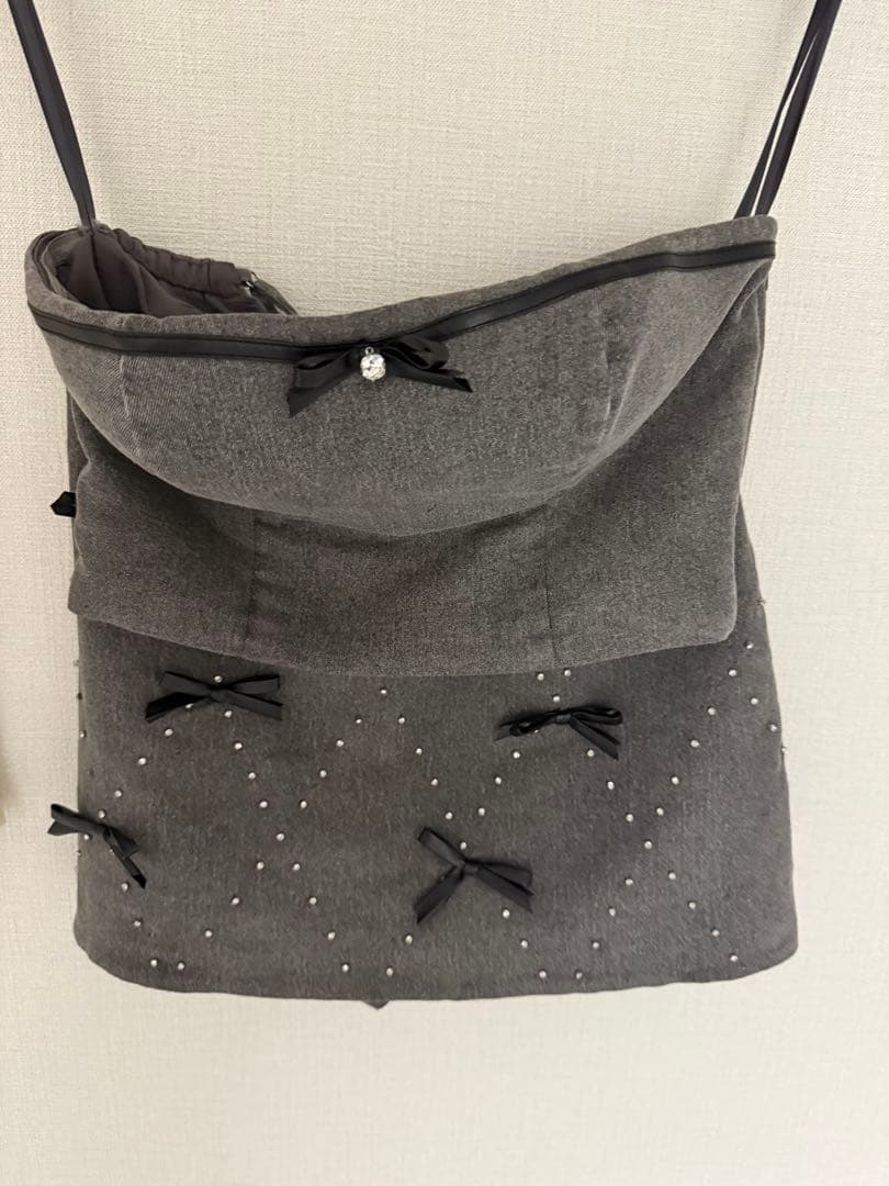 sugar グレー キャミソール ミニスカート セット OF02 Mサイズ