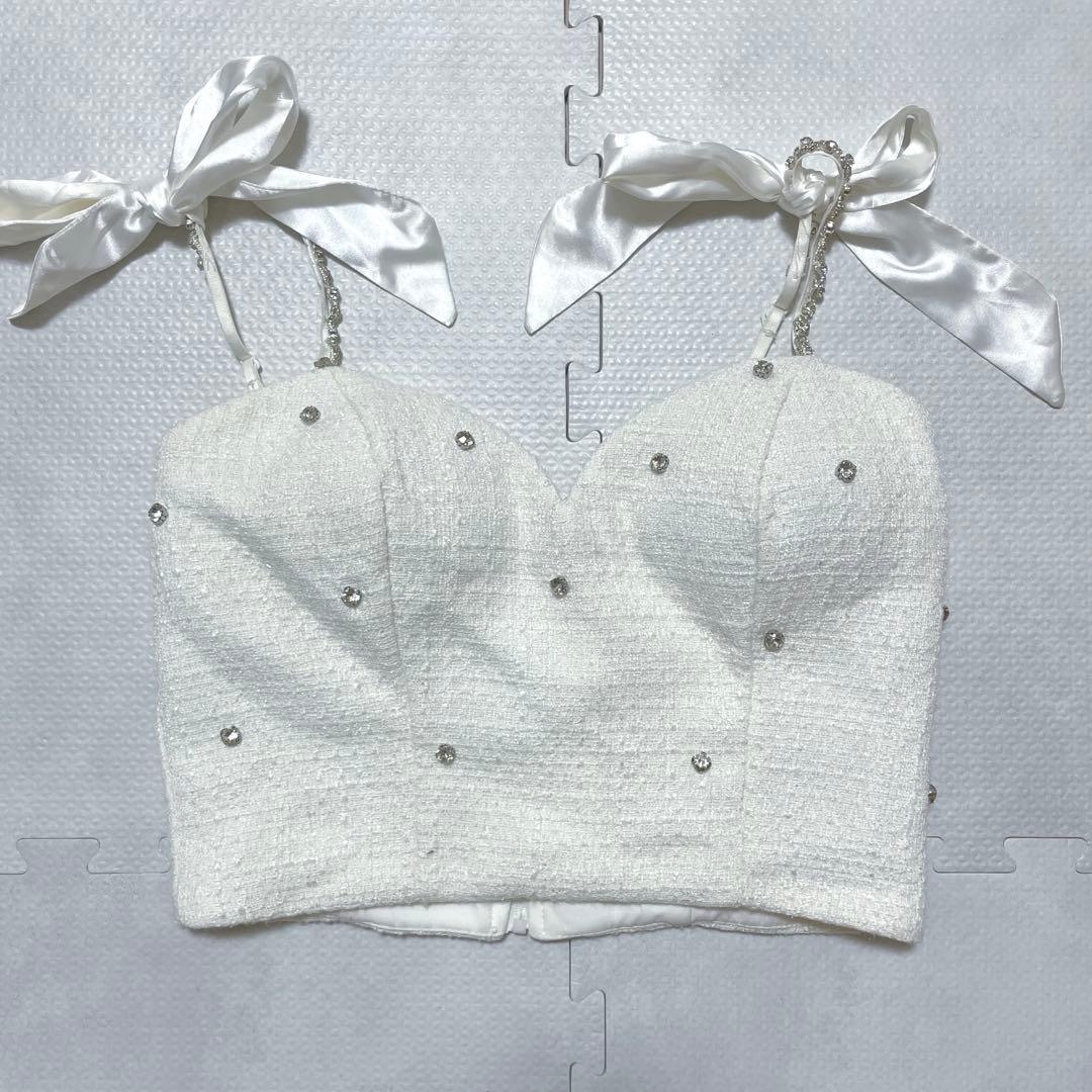 JEWELS ジュエルズ キャバクラ ドレス セットアップ ビジュー リボン