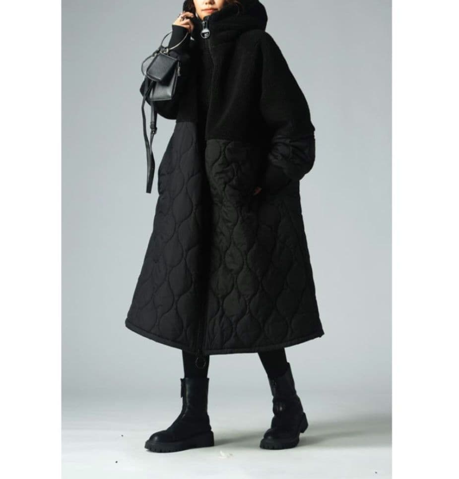 ★試着のみ★新品同様★antiqua ロング ボア コート