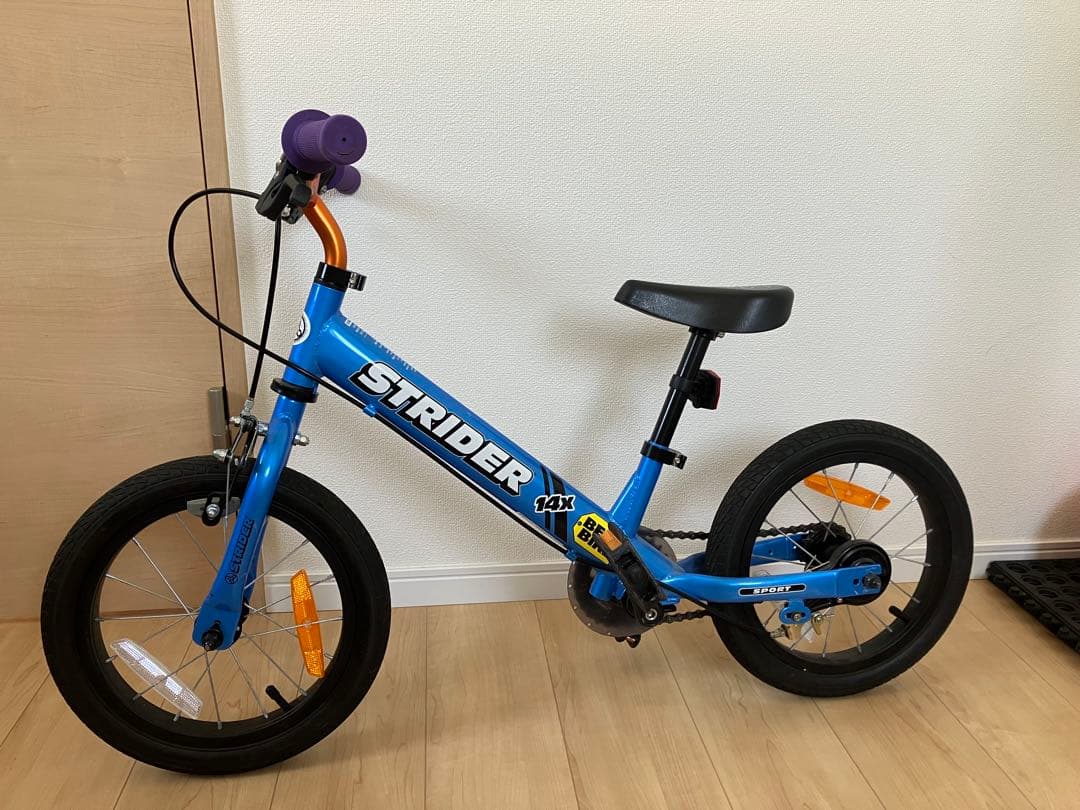 STRIDER 14x ブルー STRIDER 14X 幼児用自転車 青 初めての自転車に