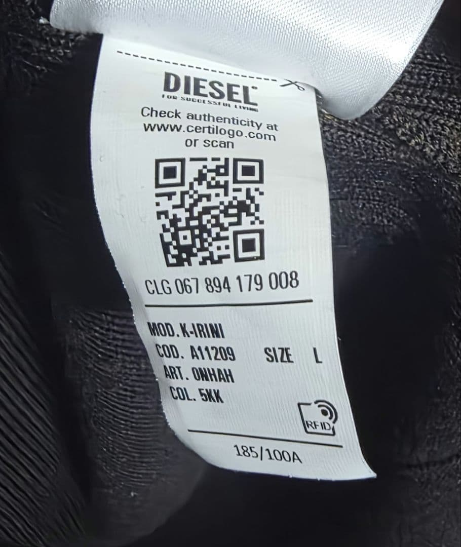 DIESEL K-IRINI ドライバーズニット サイズL