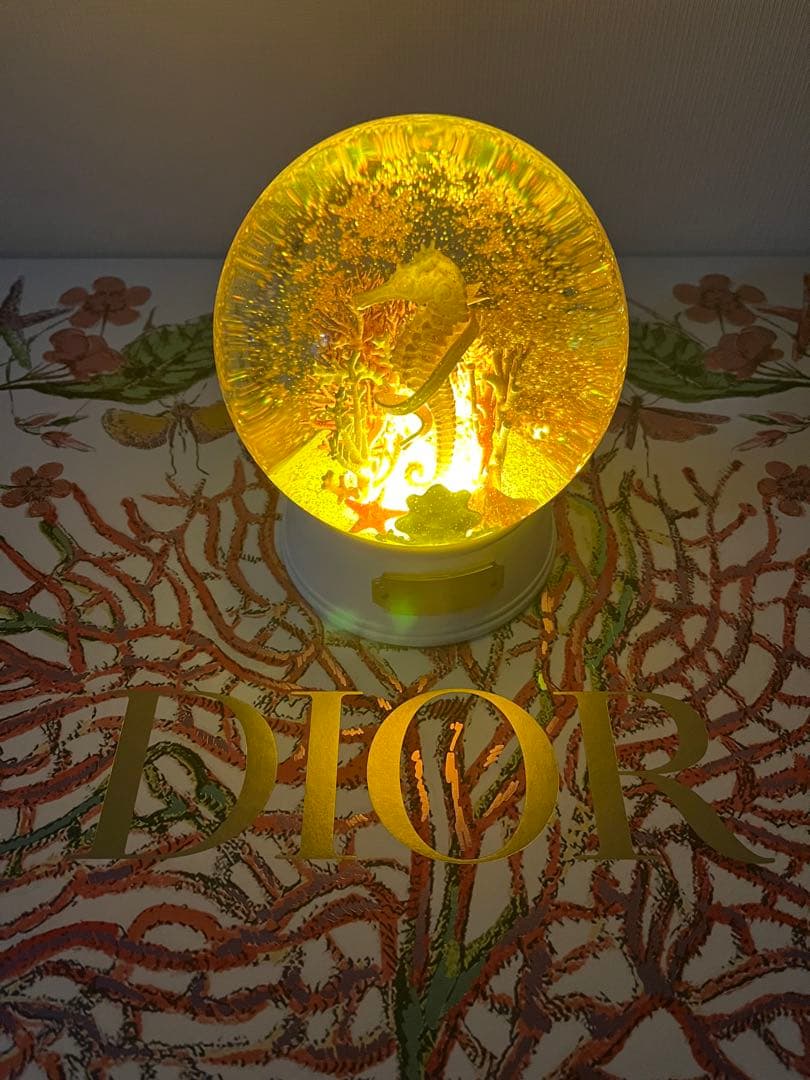 Dior スノードーム 海洋生物モチーフ