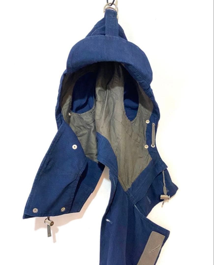 sacaiサカイ フードドッキング ステンカラーコート 16aw サイズ1