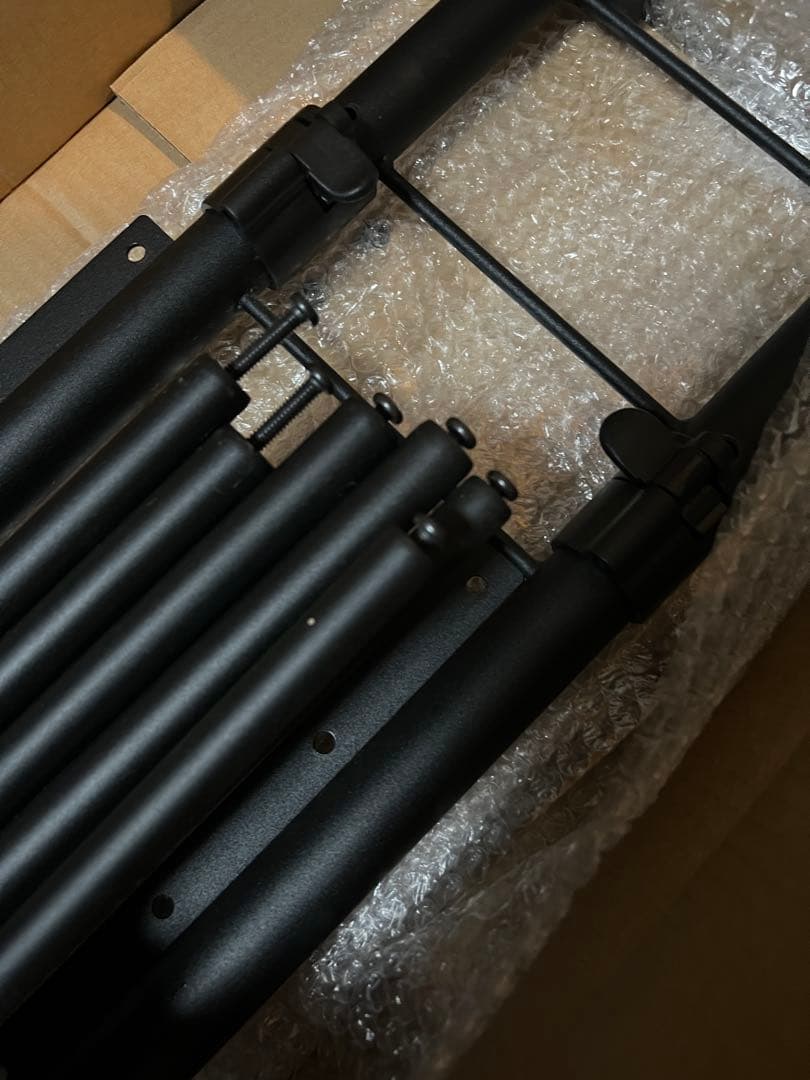 Bauhutte エクステンションデスク 120cm ブラック 黒