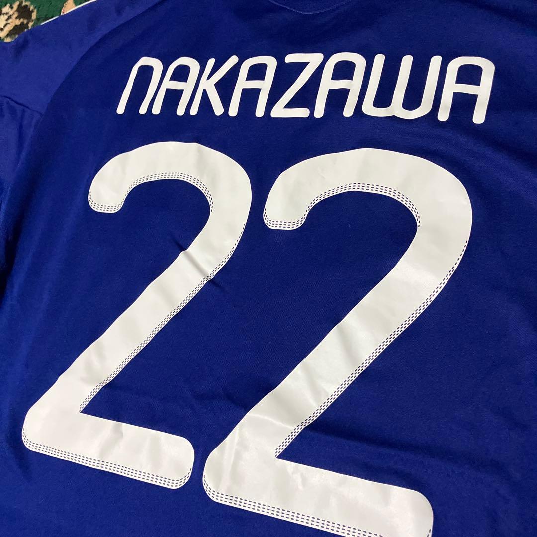 美品　アディダス　サッカー　ユニフォーム　XO 日本代表　中澤