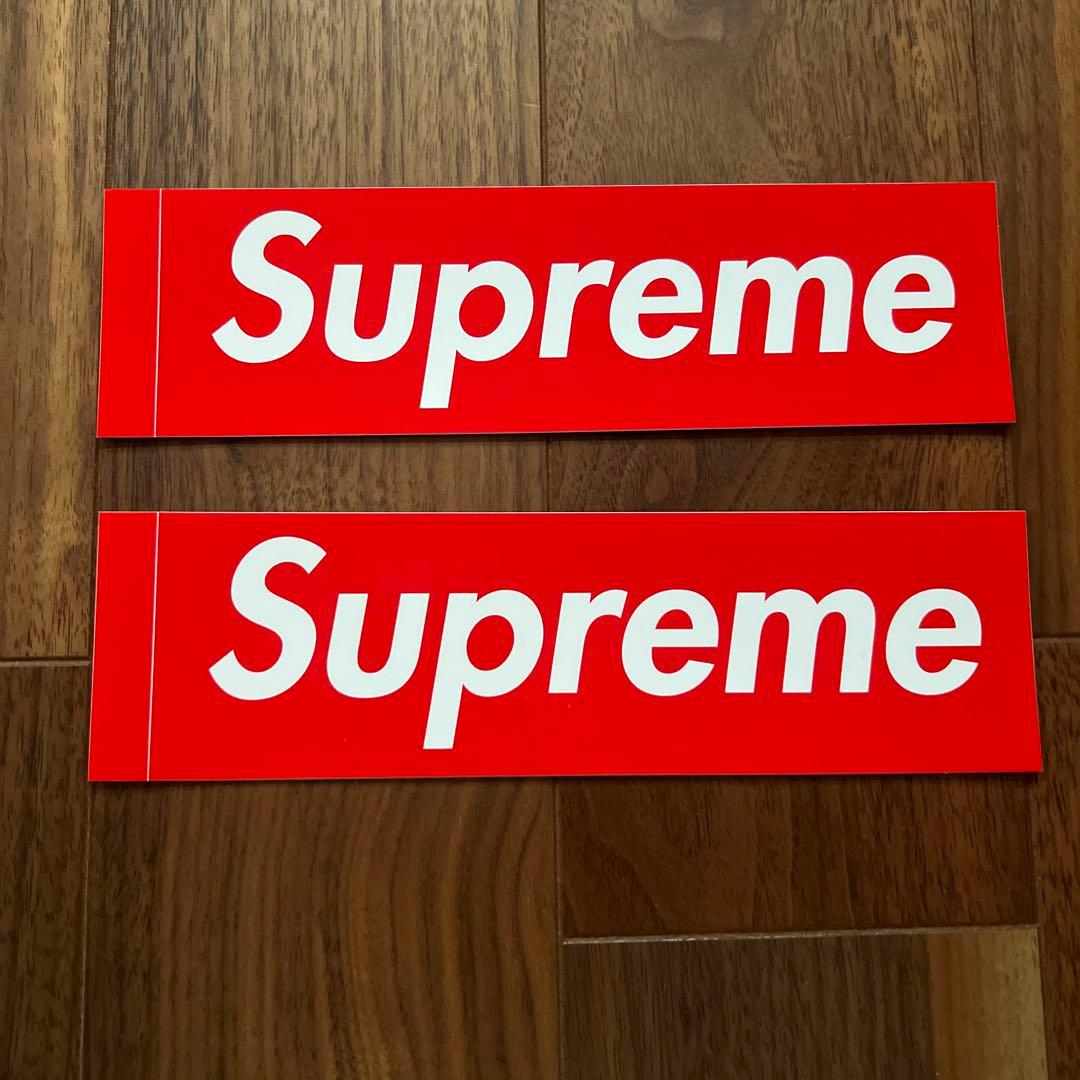 防水ステッカー Supreme シュプリーム2枚 縦5.8cm横19cm 即発 - メルカリ