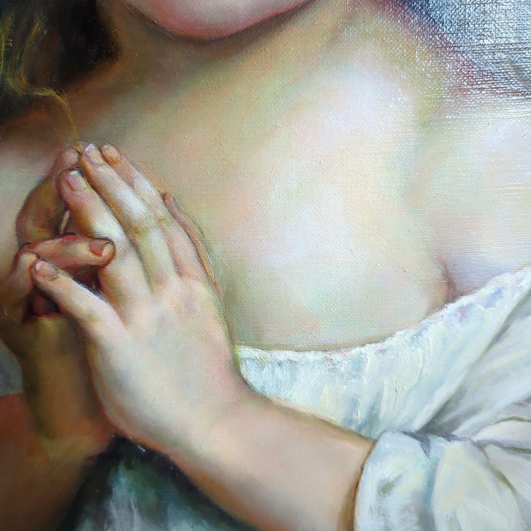 西洋絵画【摸写】ブグロー「少女」国立西洋美術館所蔵 painterTMK出品