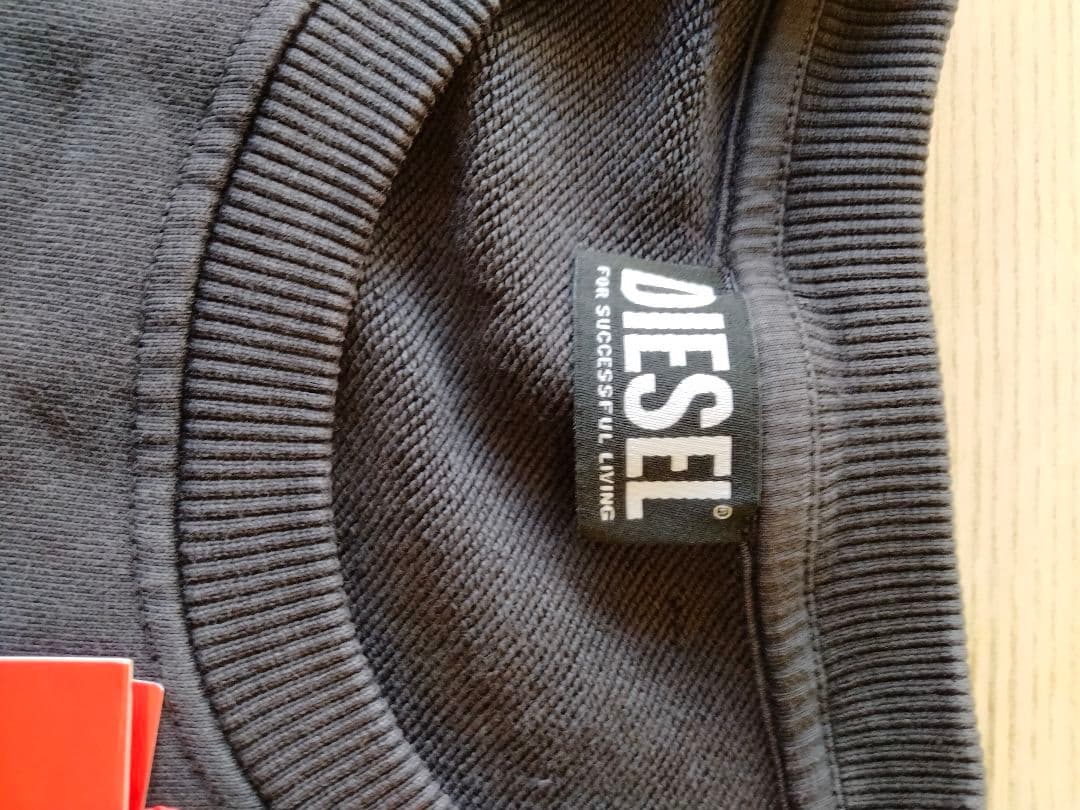 DIESEL（GINNLONG刺繍 SWEAT-SHIRT）＆キャップ2点新品