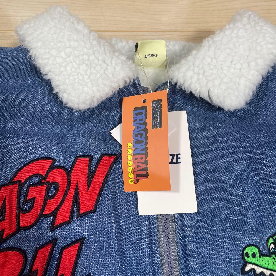 ①BREEZE ドラゴンボールコラボ デニムボアジャケット（大人サイズ）