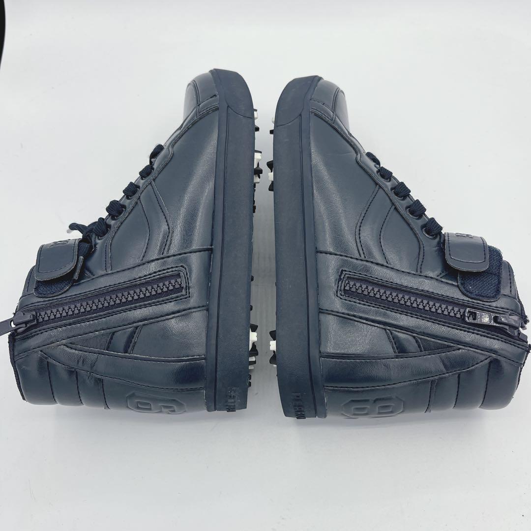 【超美品】パーリーゲイツ ハイカット レザーゴルフシューズ 24.0センチ