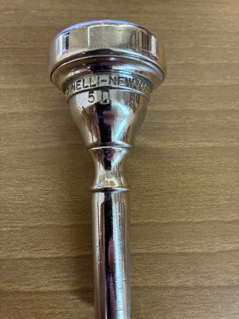 Giardinelli 旧刻印　5D トロンボーン マウスピース　1ピース