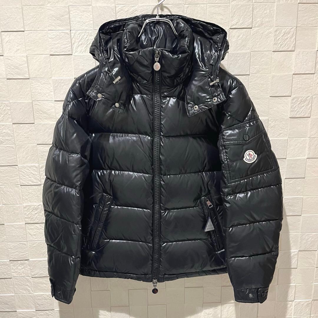 三角タグ付き/極美品】モンクレール MAYA ダウン 黒 0サイズ メンズ