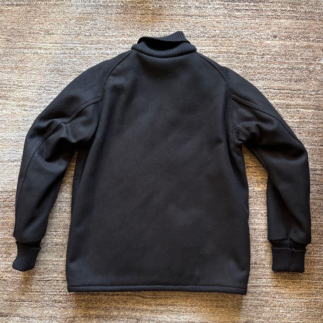 ビームス 別注 スクーカム メルトン ファラオコート スタジャン 38 ブラック