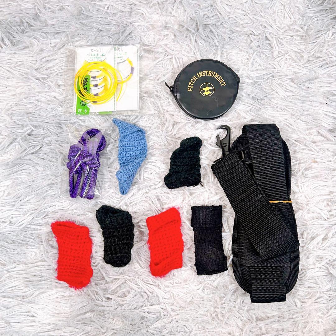 津軽三味線　紅木　太棹　東さわり付　皮やぶれなし　二本溝　天神欠けなし　合皮皮