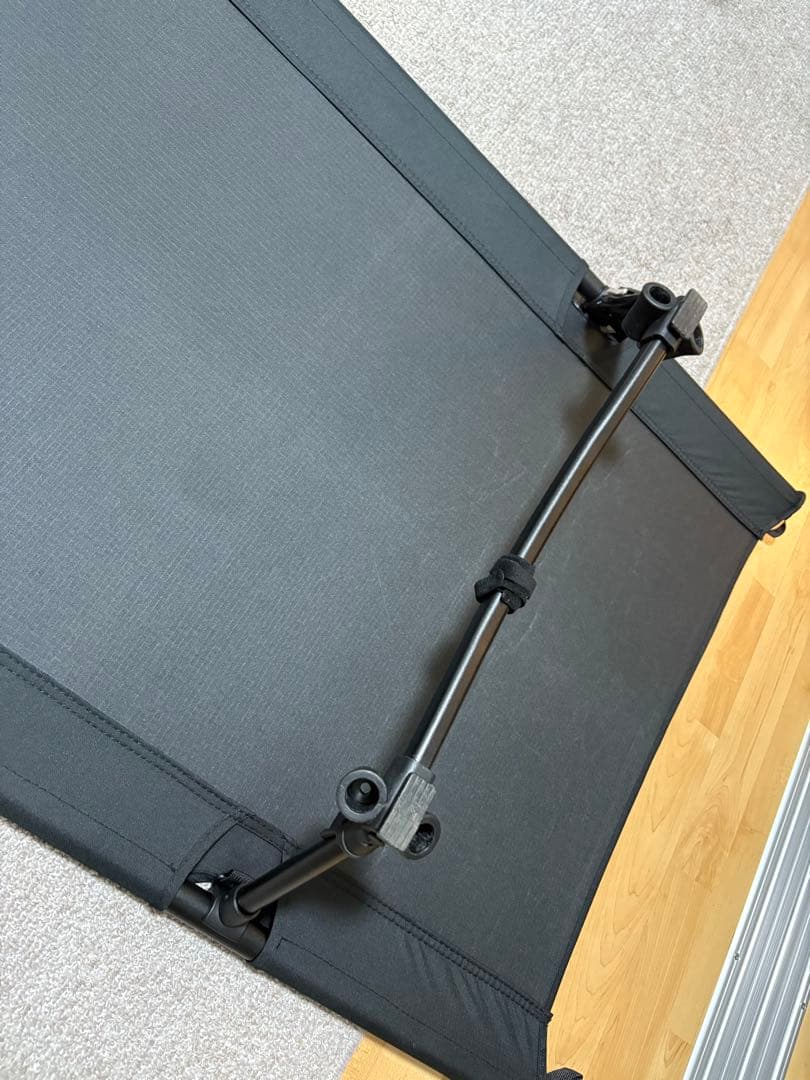 お盆前まで　WAQ 2WAY フォールディングコット　ブラック