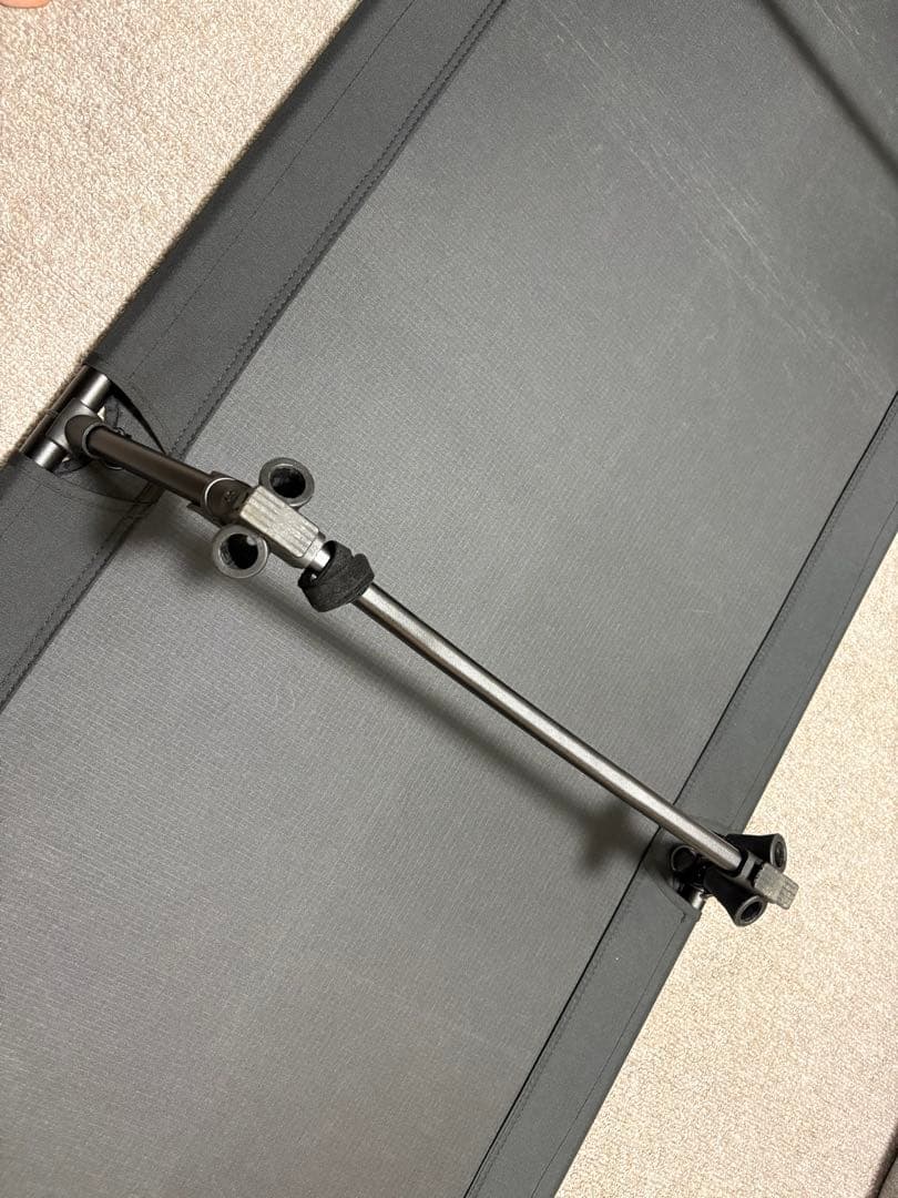 お盆前まで　WAQ 2WAY フォールディングコット　ブラック