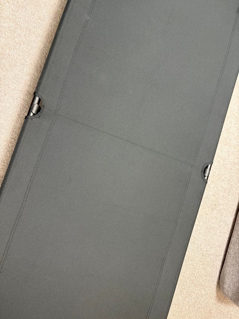 お盆前まで　WAQ 2WAY フォールディングコット　ブラック