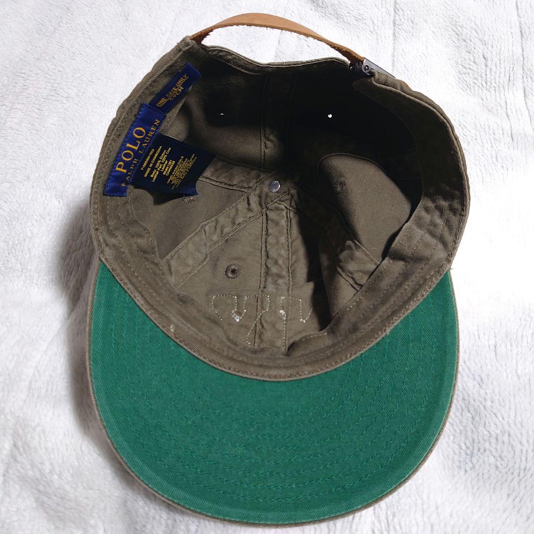 ポロラルフローレン キャップ NY ロゴ コットンツイル カーキ-再入荷品