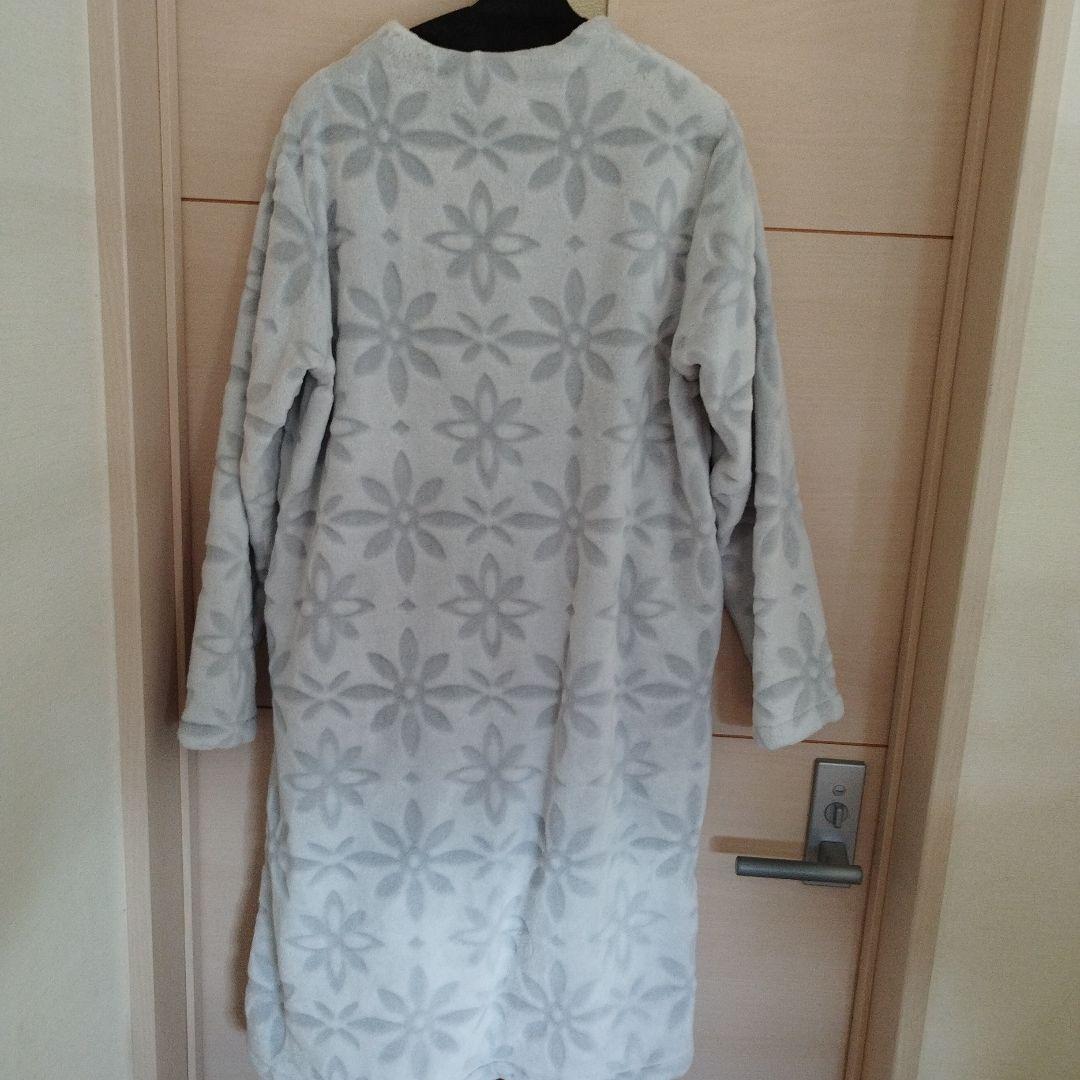 キッドブルー　長袖フリースパジャマ　ワンピース