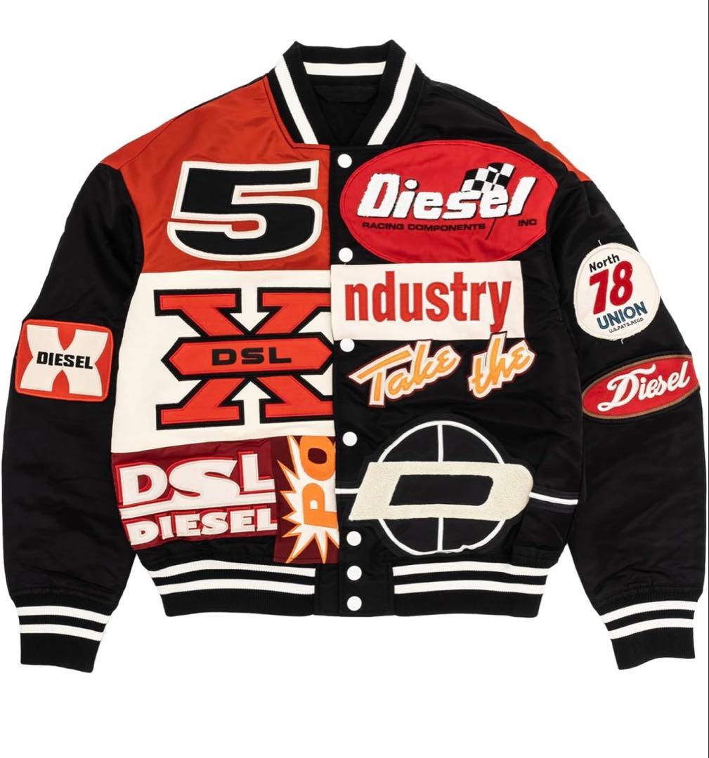 DIESEL スタジャンレーシングジャケット