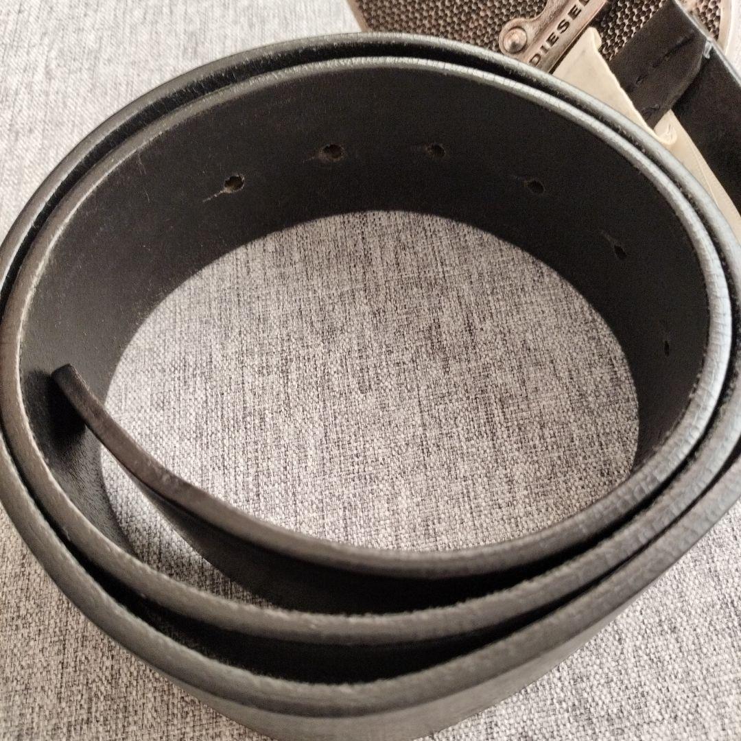 DIESEL◉レザーベルト　バックル　メンズ