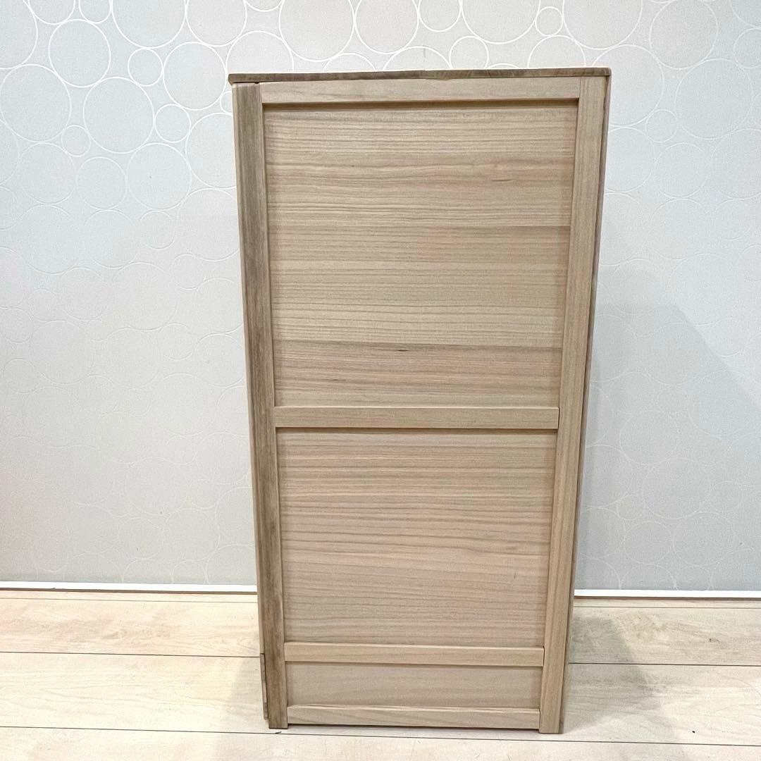 【未使用】竹本木箱店 米蔵 米びつ 桐製 ライスストッカー 30kg スリム