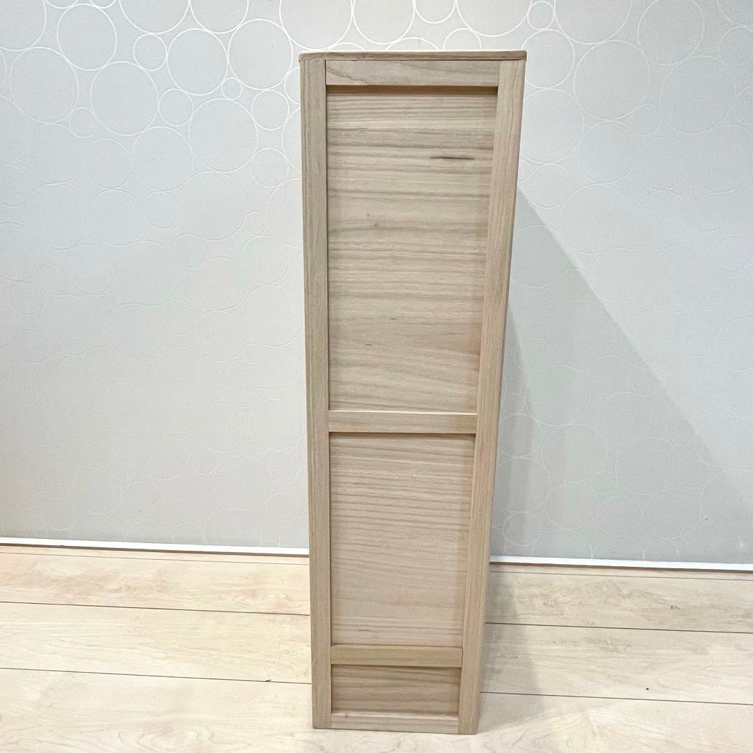 【未使用】竹本木箱店 米蔵 米びつ 桐製 ライスストッカー 30kg スリム