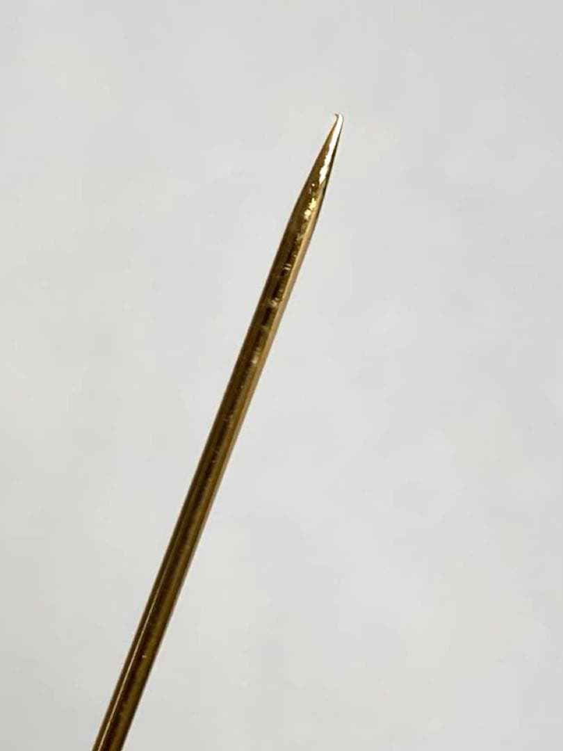 良品　HERMES エルメス　セリエ　ピンブローチ　ピンバッチ　ゴールド　箱付き