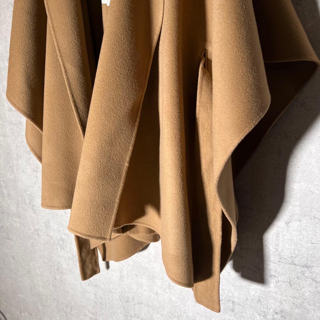 ✨タグ付き極美品✨セオリー カシミヤ混ケープコート フード・ベルト