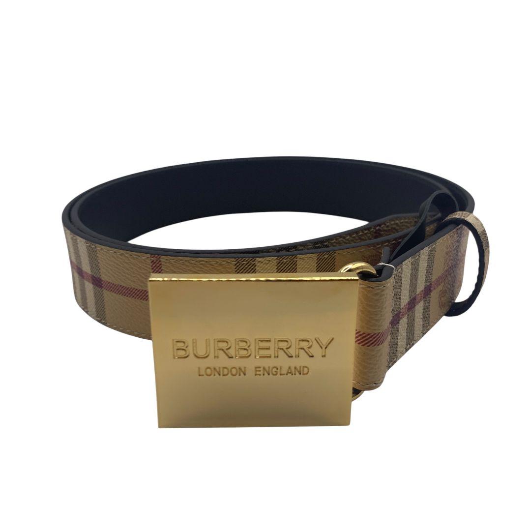 美品★Burberry　バーバリー　ベルト　リバーシブル97-107cm