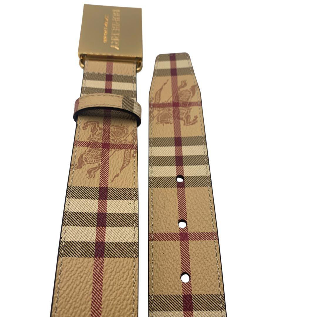 美品★Burberry　バーバリー　ベルト　リバーシブル97-107cm